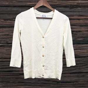 Melissa Paige Cream Cardigan Sweater